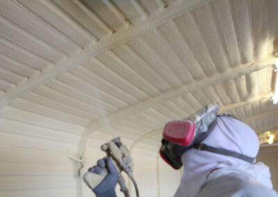 Spray Foam Insulation in Metal Buildings in Central Michigan